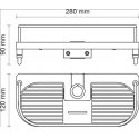 Shower shelf Ferro 65580.1, 280 mm x 90 mm x 120 mm, white Shower shelf Ferro 65580.1, 280 mm x 90 mm x 120 mm, white