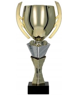 Detail Golden metal cup