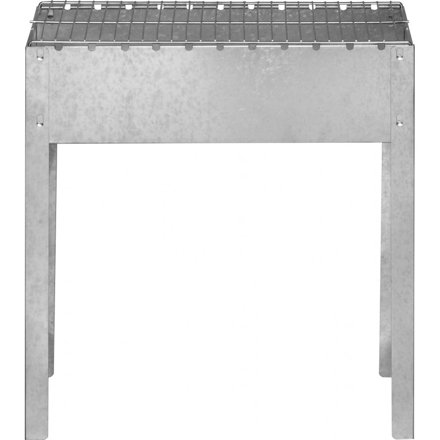 Mustang Charcoal grill with 6 skewers