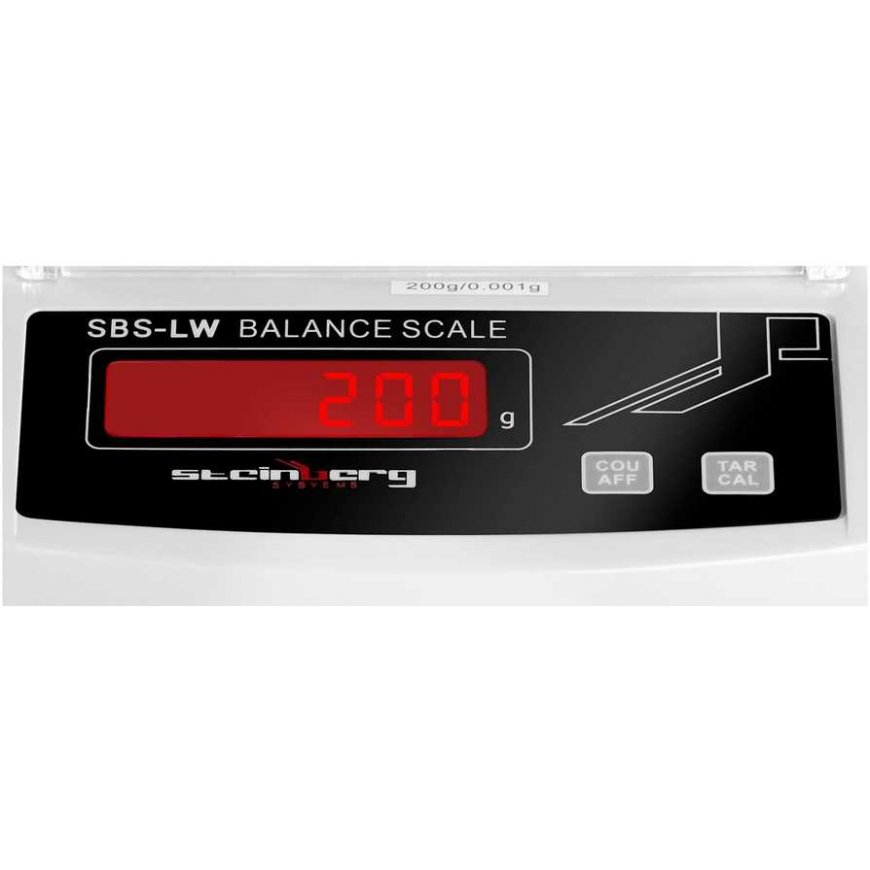 Kitchen scale Steinberg Systems Precision laboratory scale with glass cover and LED display 200g / 0.001g – 4