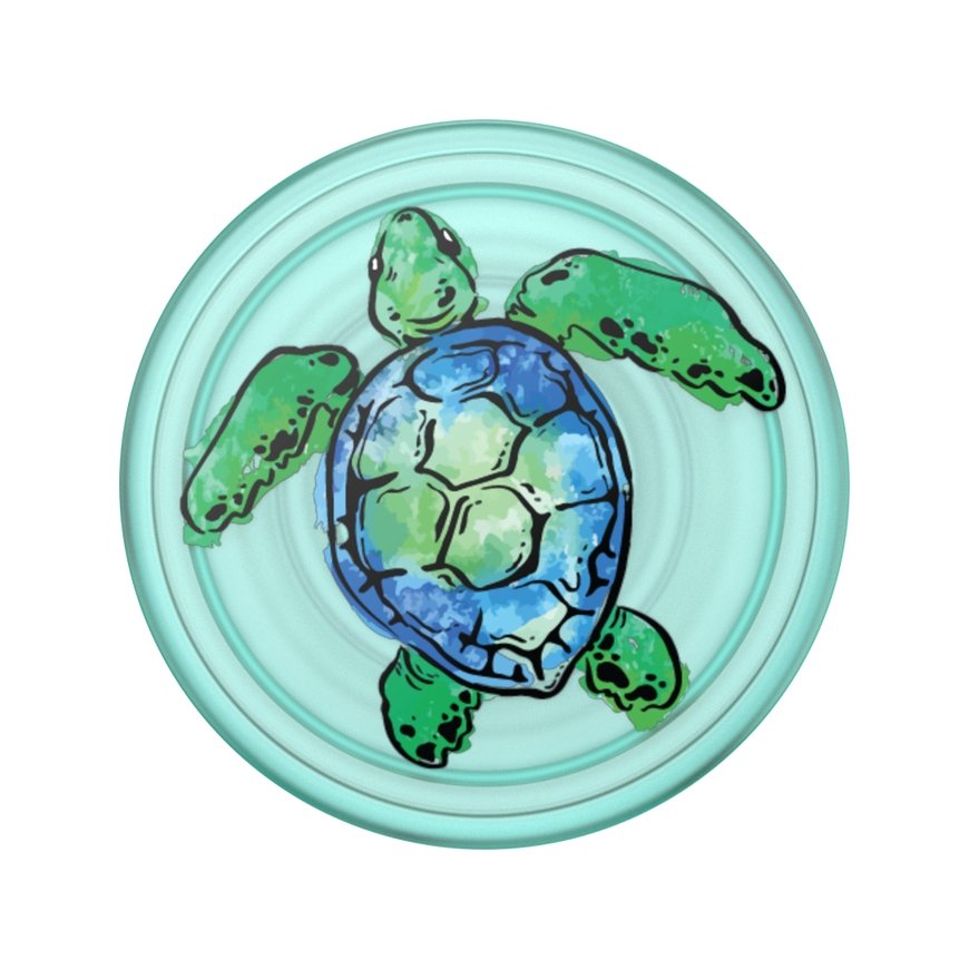 PopSockets PlantCore Grip Translucent Tortuga