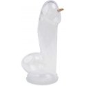 The Orion Testicle condom is transparent The Orion Testicle condom is transparent
