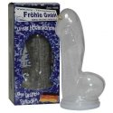 The Orion Testicle condom is transparent The Orion Testicle condom is transparent