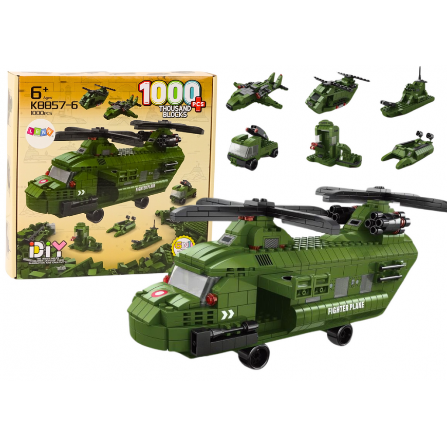 LEAN Toys Lean Toys Military Helicopter