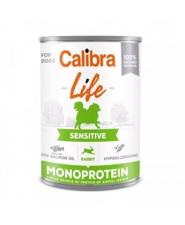 CALIBRA LIFE Sensitive trusis - mitrā suņu barība - 0,4kg