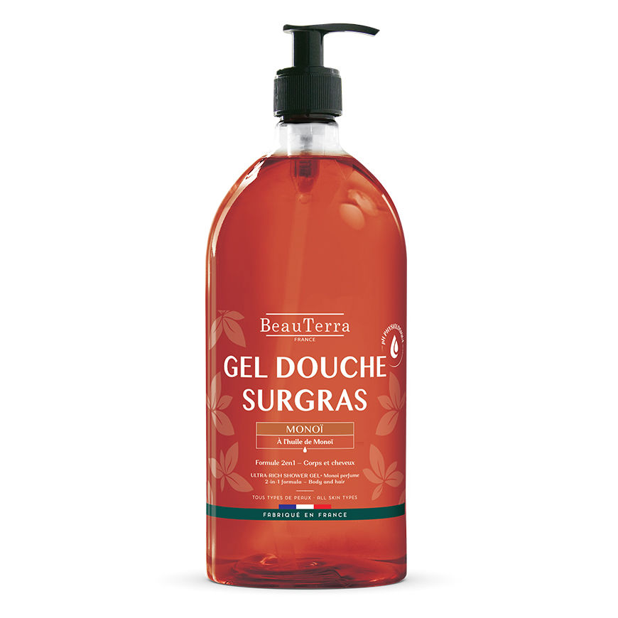 Beauterra Monoi Shower Gel, 1000 ml