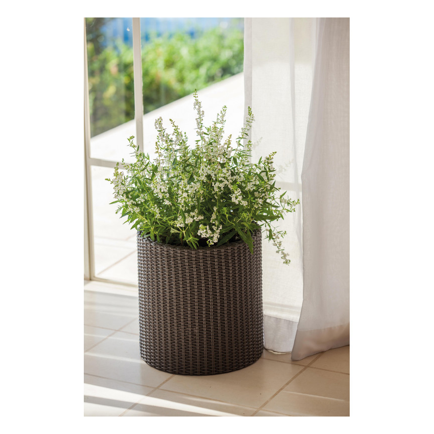 Flowerpot Small Cylinder Planter brown – 2