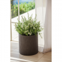 Flowerpot Small Cylinder Planter brown Flowerpot Small Cylinder Planter brown