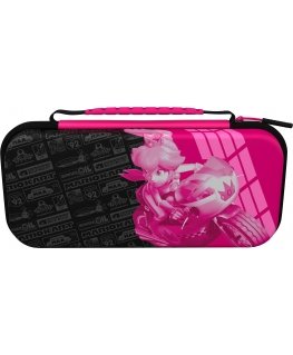PDP Travel Case Plus GLOW – Grand Prix Peach protective case, Switch