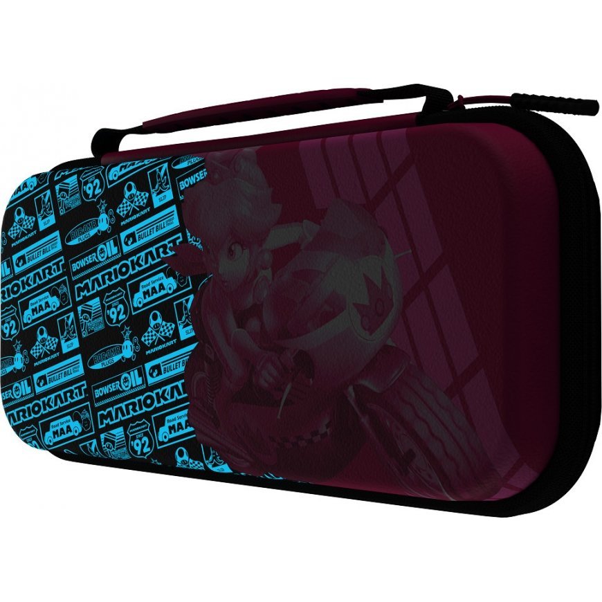 PDP Travel Case Plus GLOW – Grand Prix Peach protective case, Switch – 5