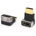 Fuj:tech HDMI Ultra High Speed 90° -kulma-adapteri, versio 4 Fuj:tech HDMI Ultra High Speed 90° -kulma-adapteri, versio 4