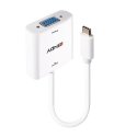 Lindy 43355 video kabeļu aksesuārs USB Veids-C VGA (D-Sub) Balts Lindy 43355 video kabeļu aksesuārs USB Veids-C VGA (D-Sub) Balts