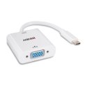 Lindy 43355 vaizdo kabelio adapteris C tipo USB VGA (D-Sub) Balta Lindy 43355 vaizdo kabelio adapteris C tipo USB VGA (D-Sub) Balta