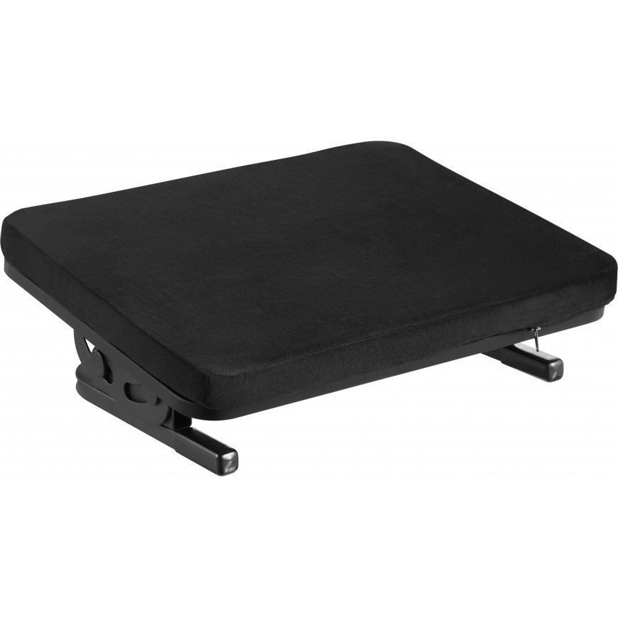 ErgoWork Footrest Pro -ergonominen jalkatuki, musta