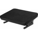 ErgoWork Footrest Pro -ergonominen jalkatuki, musta