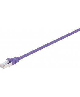 Fuj:tech CAT6A S/FTP -verkkokaapeli, 0.5 m, violetti