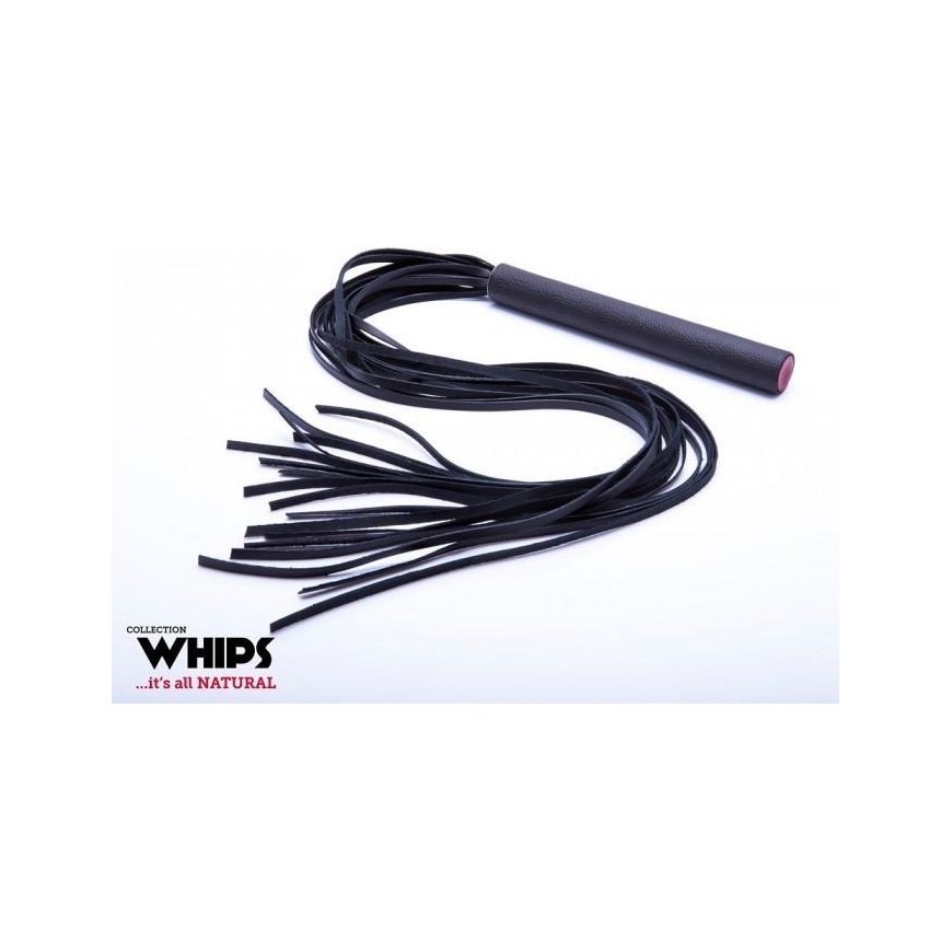 Whips Whips Leather whip 80cm