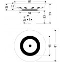 Cover for valve Franke, manual, for granite sinks Cover for valve Franke, manual, for granite sinks