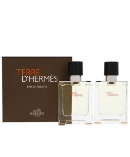 Gift set Hermes eau de toilette, Terre dHermes, 2 x 50 ml
