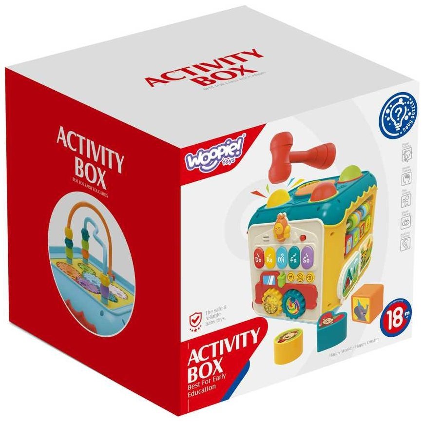 WOOPIE BABY aktyvumo dėžutė 6in1 - 18m+ – 3