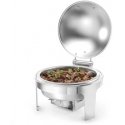 Hendi Food warmer for pasta, candles, satin steel, ROUND