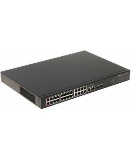 Dahua PoE hub controlled 100Mbps 24 ports + 2G uplink + 2SFP, Hi-PoE