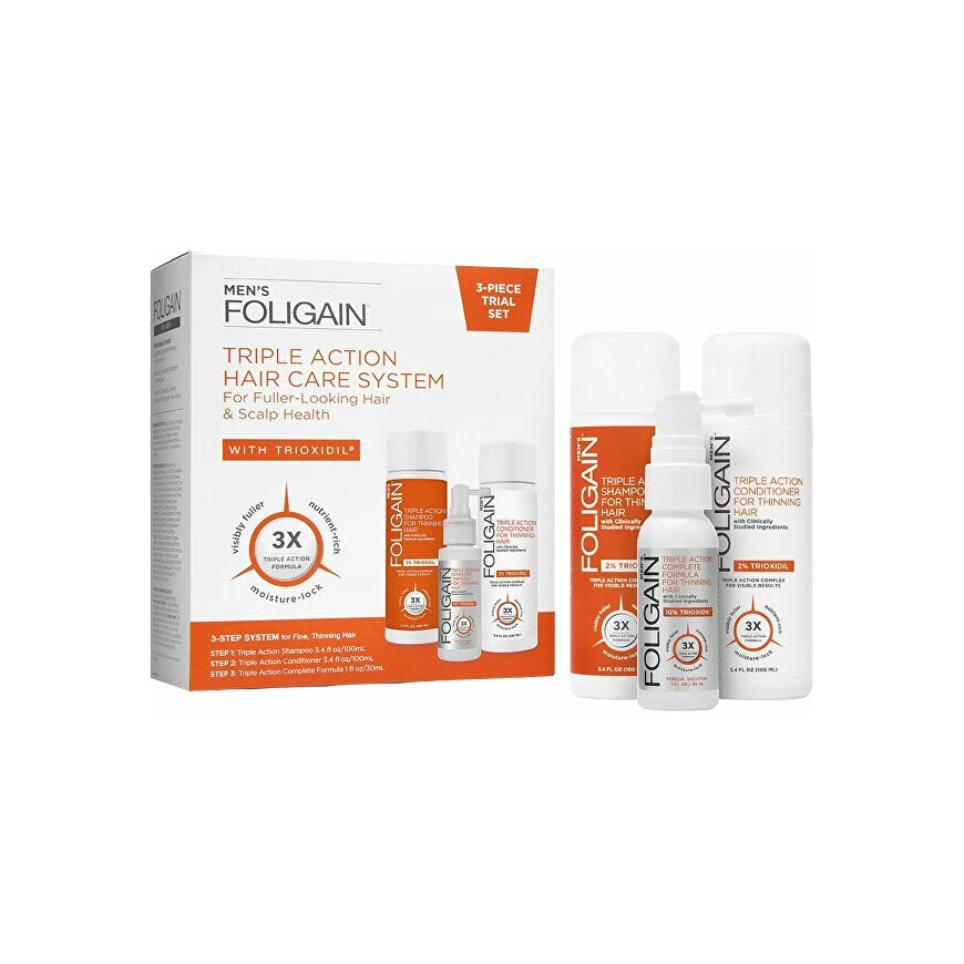 Foligain Men Triple Action Set