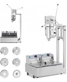 Meat Grinder Royal Catering Apparatus for dispensing and baking churros 3 l 2x 2500 W