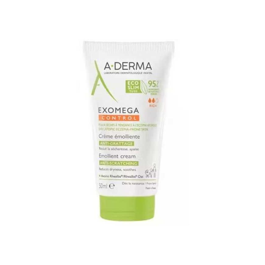 A-Derma Exomega Control Anti-Scratch Emollient Kreminis, 50 ml – 3