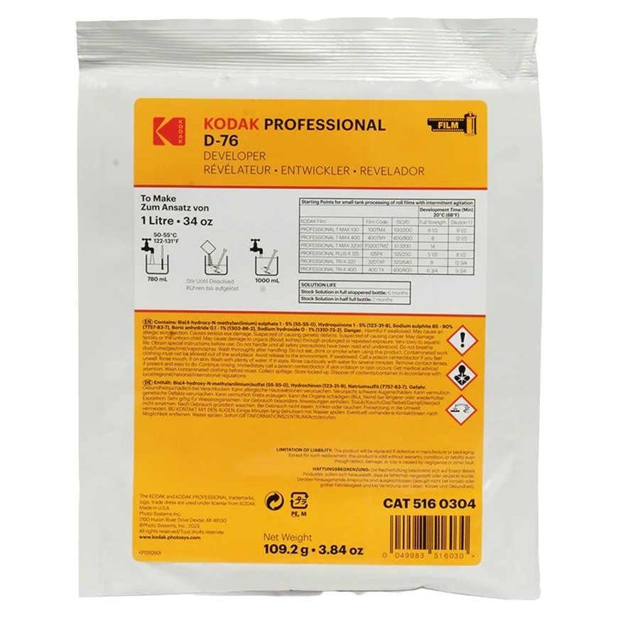 Kodak film developer D-76 1L (powder)