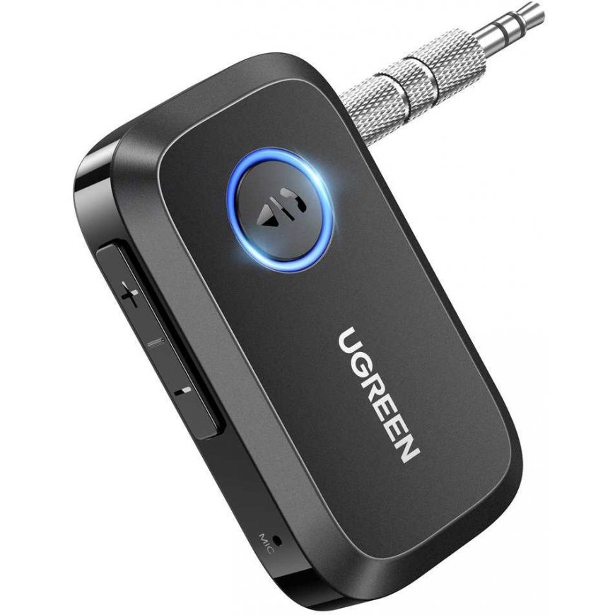 Ugreen CM596 Bluetooth 5.3 AUX garso imtuvas - juodas