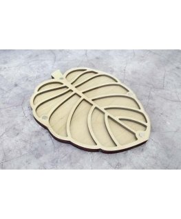 Beldizart Bead holder "Leaf" (with cover) OR-185