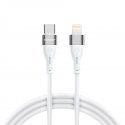 Wozinsky WSTCL1 Lightning | USB-C PD 27W cable 1 m - white
