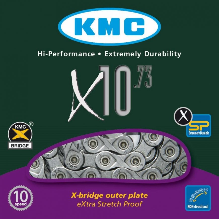 Chain KMC X10 Gray 10-speed 114-links – 2