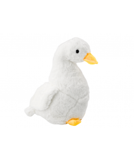 Lean Toys Plush Goose Mascot White Cuddly Plush Duck 40 cm