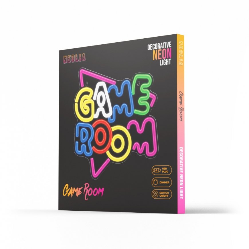 Forever Light Neon PLEXI LED GAME ROOM multicolor NNE20 Koristevalohahmo – 2