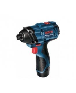 Impact driver Bosch GDR 120-LI 12 V 2x2.0 Ah battery.
