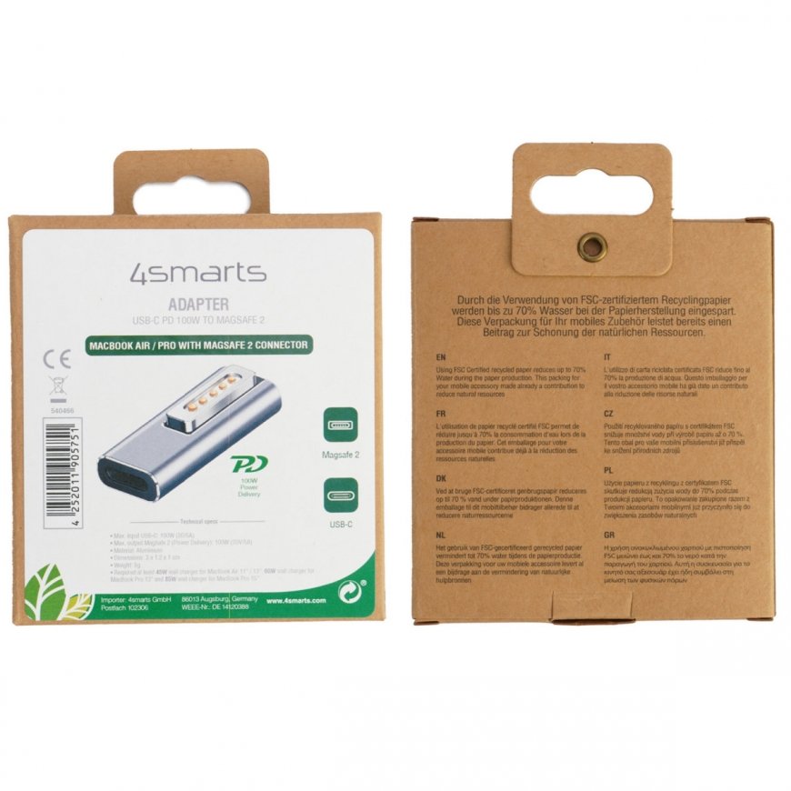 4smarts 540466 toiteadapter ja vaheldi Hoonesisene 100 W Hall – 2