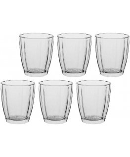 Rose&Tulipani Set of 6 szklanek Amami - Transparent, 320 ml