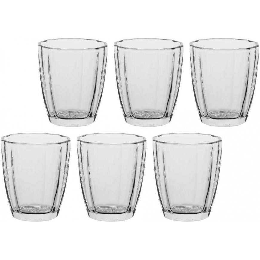 Rose&Tulipani Set of 6 szklanek Amami - Transparent, 320 ml