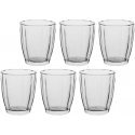Rose&Tulipani Set of 6 szklanek Amami - Transparent, 320 ml
