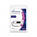 MediaRange MR917 USB atmintukas 64 GB USB A tipo 3.2 Gen 1 (3.1 Gen 1) Juoda, Sidabras