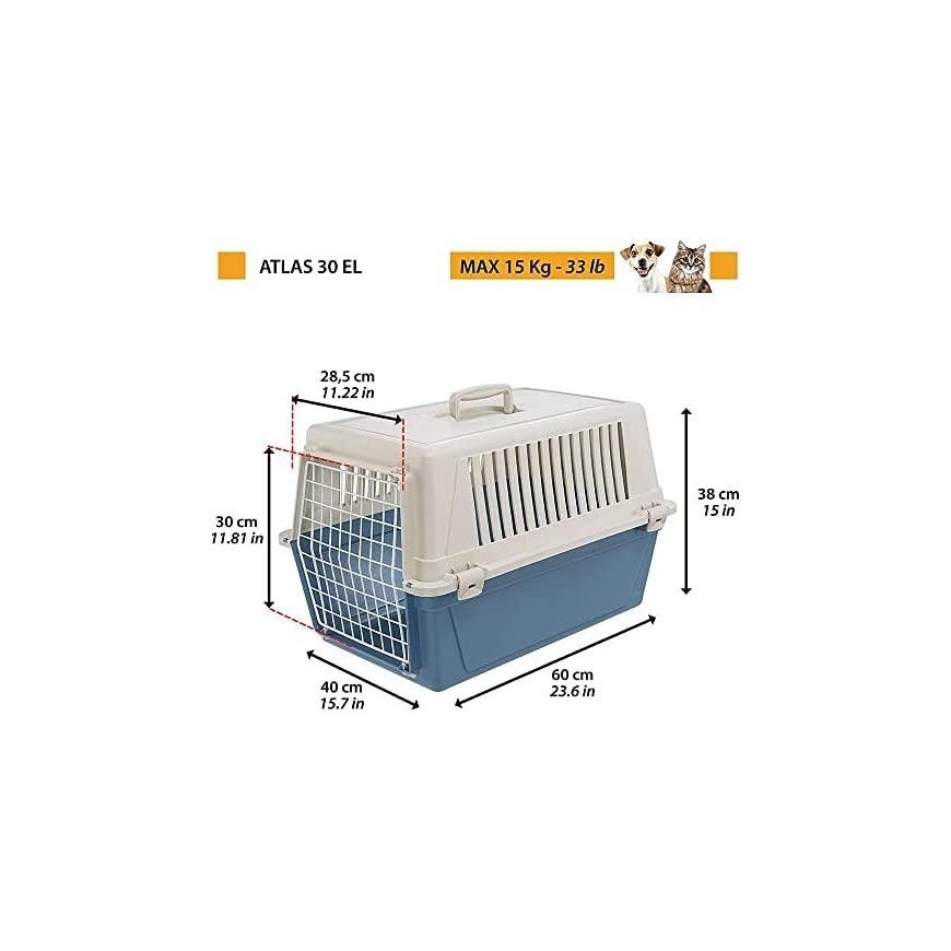 Animal transport cage FERPLAST, 60×40×38 cm – 4