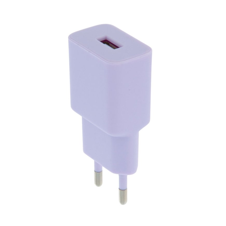 Setty charger 1x USB 2,4A LSIM-A-129 lilac – 2