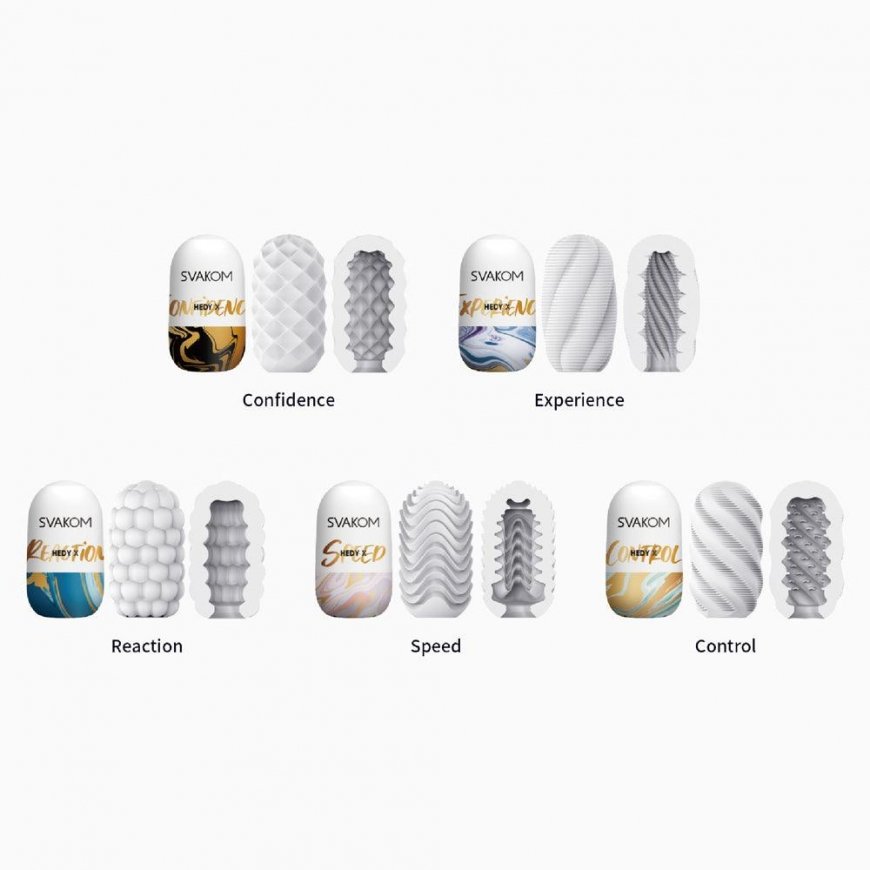 Svakom Hedy X Masturbator set Translucent Plastic, Thermoplastic elastomer (TPE) – 2
