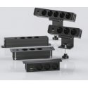 DELTACO upotettava virtapaneeli, 3 pistoras., 1x21W A+C USB-laturi, GST18, ketjutus DELTACO upotettava virtapaneeli, 3 pistoras., 1x21W A+C USB-laturi, GST18, ketjutus