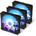 Blackstorm Luna UF120 ARGB PWM Fan Kit Black 120mm 3 Pack Blackstorm Luna UF120 ARGB PWM Fan Kit Black 120mm 3 Pack