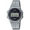 Casio A171WE-1AEF rankinis laikrodis Laikrodis su apyranke Sidabras Casio A171WE-1AEF rankinis laikrodis Laikrodis su apyranke Sidabras
