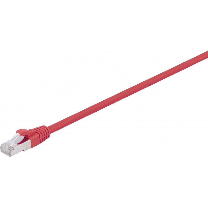 Fuj:tech CAT6A S/FTP -verkkokaapeli, 3 m, punainen
