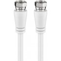 Fuj:tech F-male - F-male coaxial cable, 2 m
